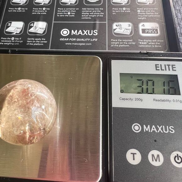 Smoky Quartz Crystal Sphere‎ Marble - Picture 13 of 13